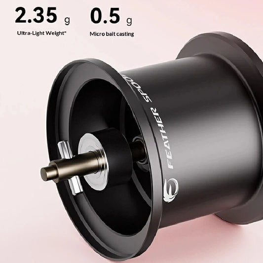 Kastking Hongsun Ultra Baitcasting Reel Second Gen Feather Spool Ultra Light Aluminum Alloy Micro Bait Stream Fine Fishing Lure