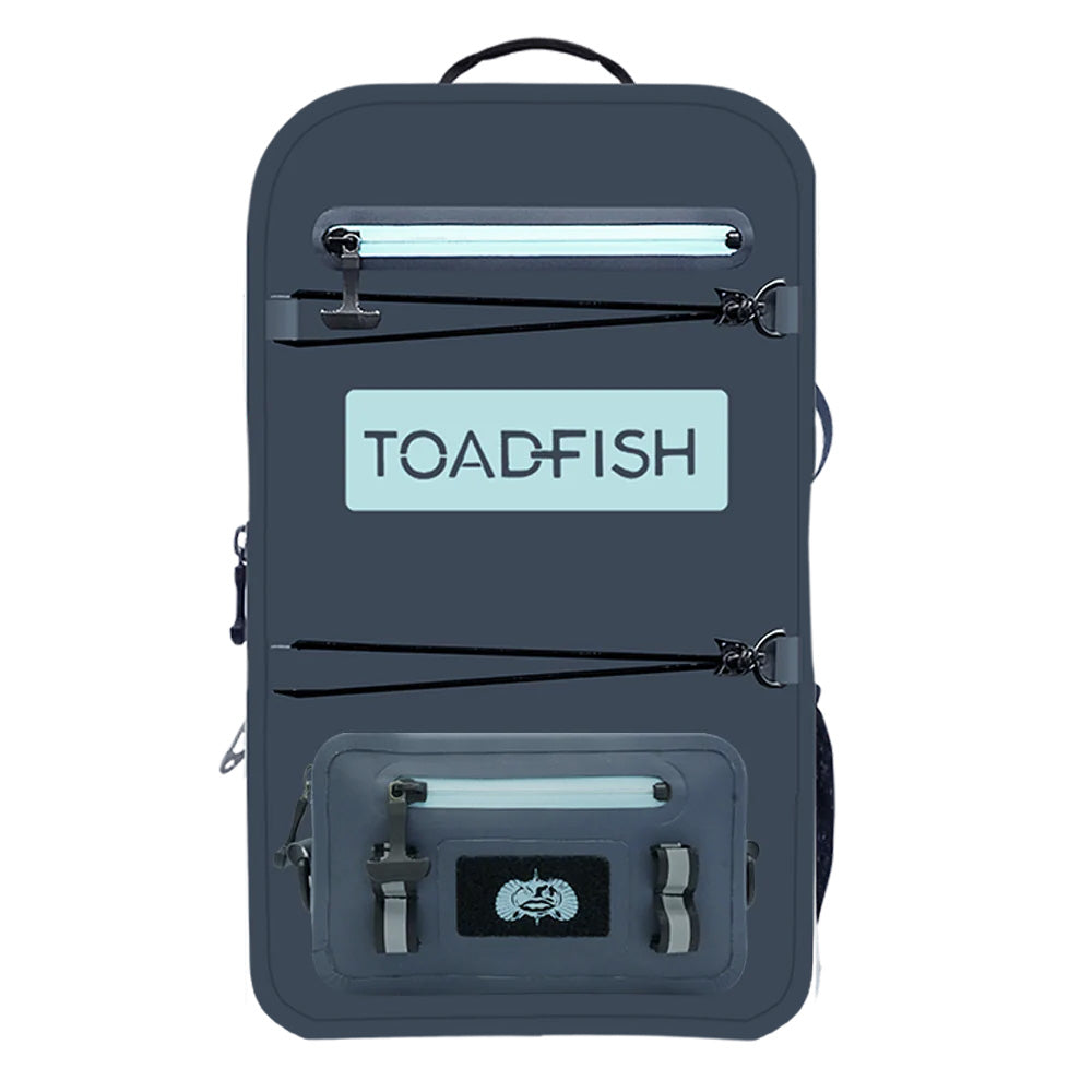 Toadfish 24L Waterproof Backpack + MagLatch Sling | Ocean Blue | DrySeal Zipper | Salt-Tough Shell | 100% Submersible | 2-in-1 Modular System