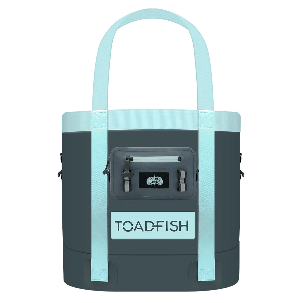 Toadfish 34L Waterproof Tote + MagLatch Sling | Ocean Blue | DrySeal Interior Zipper | Salt-Tough Shell | Built-In Sunhat Holder | 2-in-1 Modular