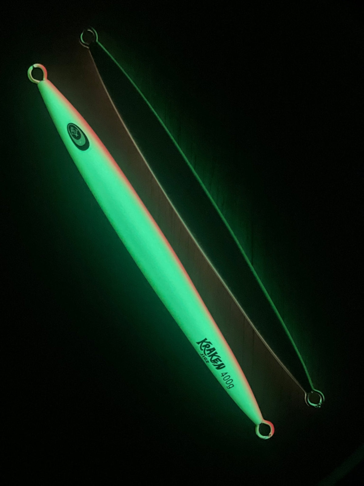Kraken Jigz Torpedo Super Glow Reflective Belly Slow Pitch Jig