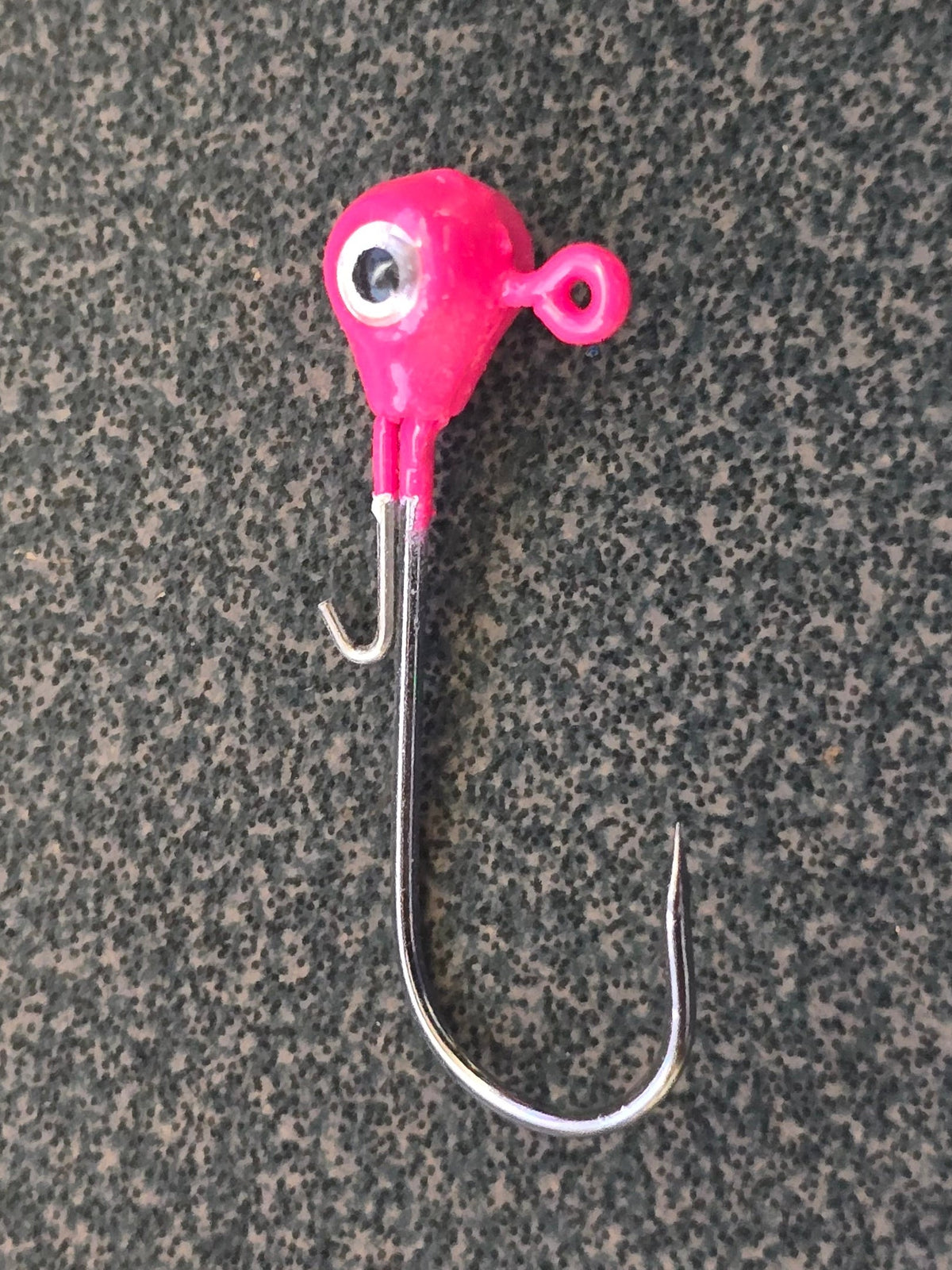 Royal Hooks ROYAL Large Round Jig Head | Midnight Storm | Black & Blue Flake | 90° Eyelet | Metal Bait Keeper | 3D Flake Eyes | 1/16–3/4 oz