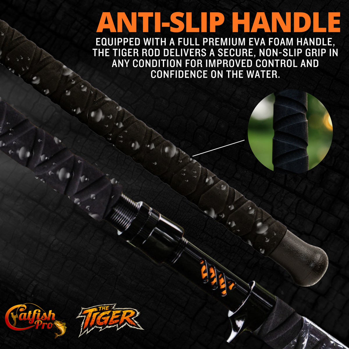 Catfish Pro The Tiger Casting Rod 7'6" Limited Edition