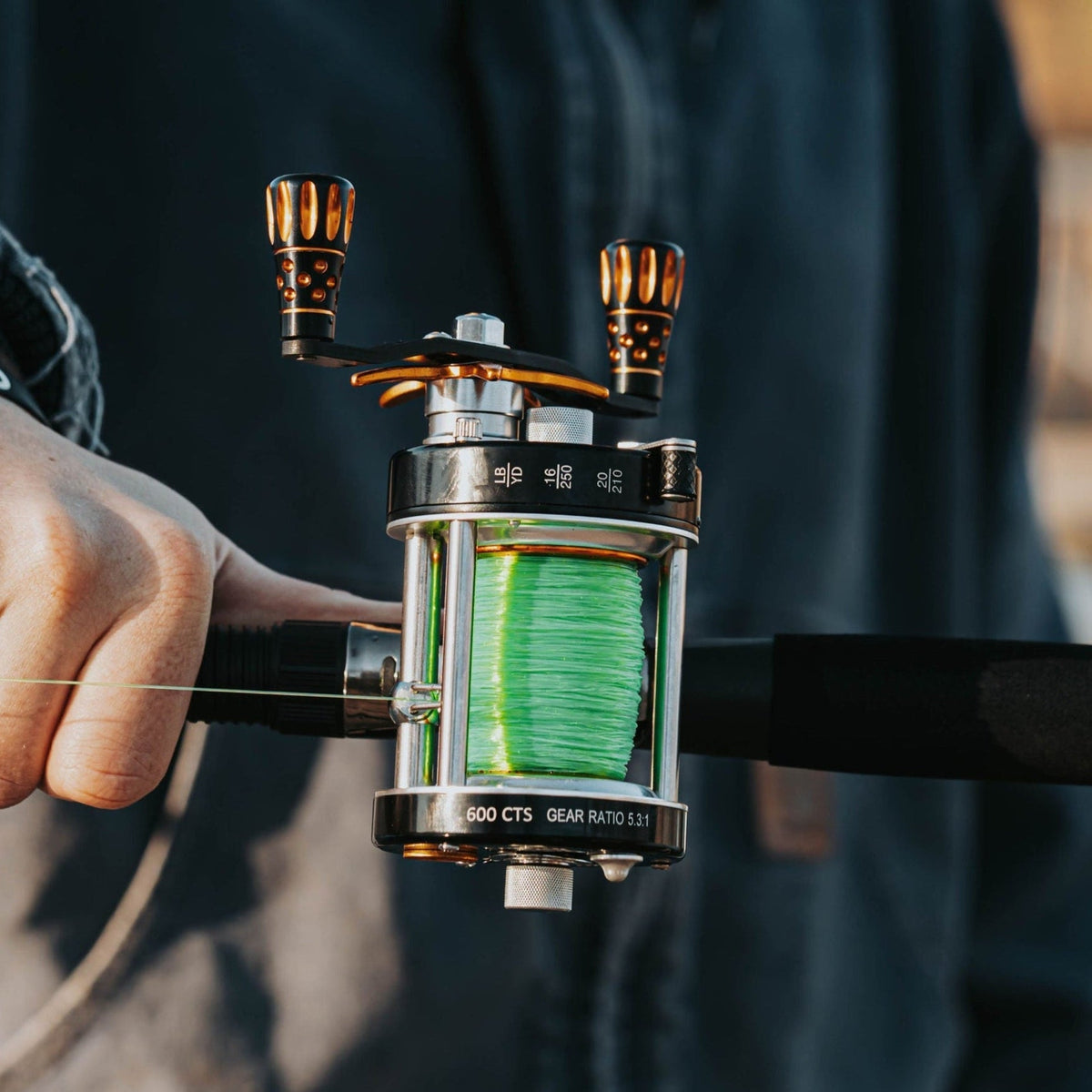 Catfish Pro 600CTS Round Baitcaster Reel | 19 lb Drag