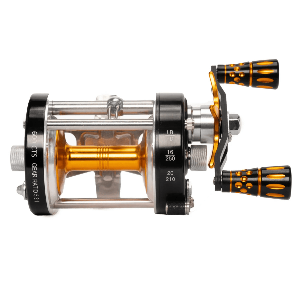 Catfish Pro 600CTS Round Baitcaster Reel | 19 lb Drag