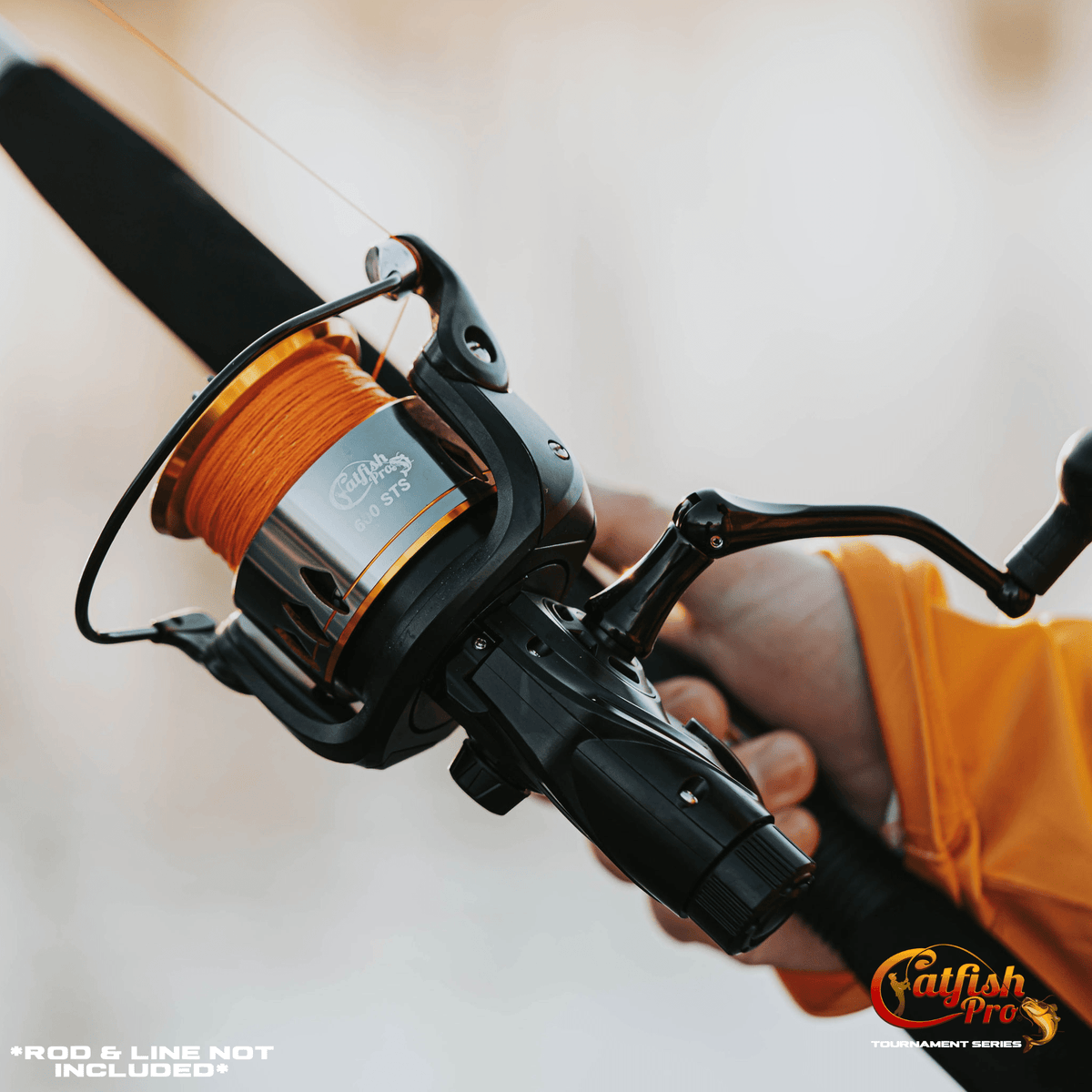 Catfish Pro 600STS Spinning Reel | Live Liner & Clicker