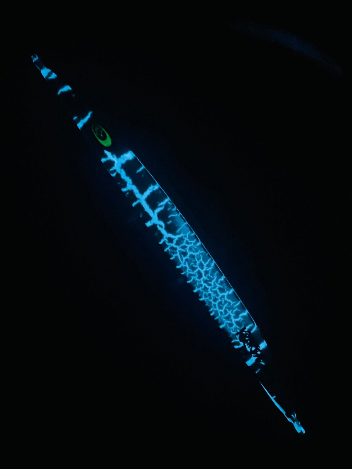 Kraken Jigz Havoc Gangsa Stick Blue Glow Slow Pitch Jig | 400g