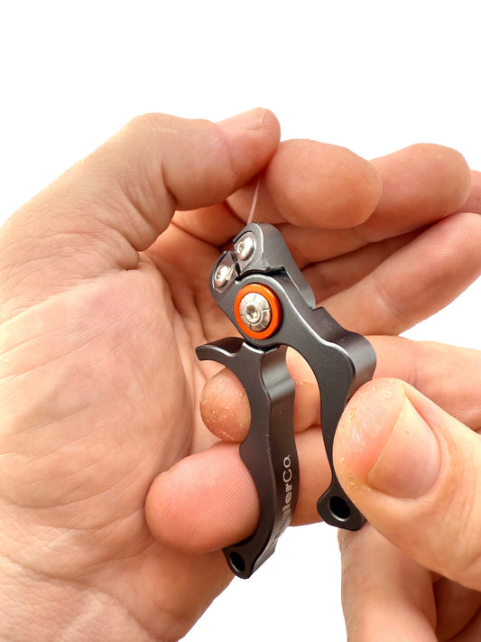 AnglerCo Core Series Line Snips | Tungsten Carbide Cutters | Braid, Mono & Fluoro | Compact | Saltwater