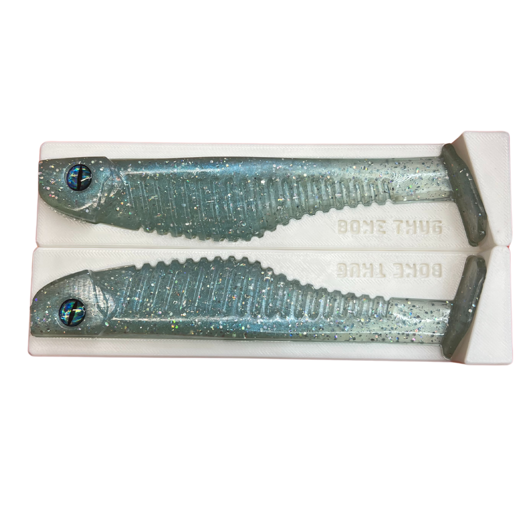 WM Bayou Bone Thug | Soft Plastic Paddle Tail Swimbait for Bass