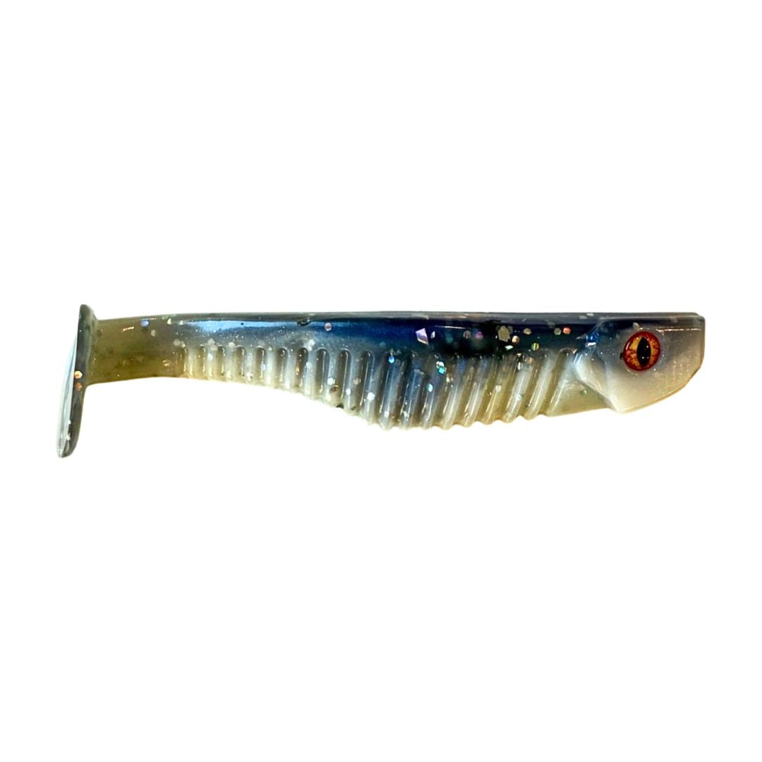 WM Bayou Bone Thug | Soft Plastic Paddle Tail Swimbait for Bass