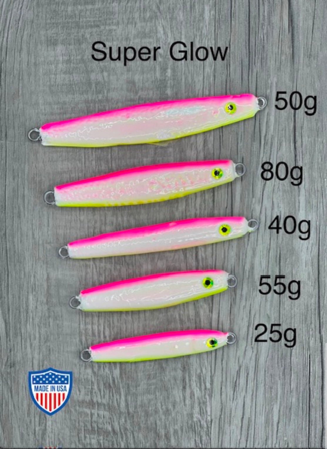Kraken Jigz Super Glow Micro Jig | Casting & Jigging