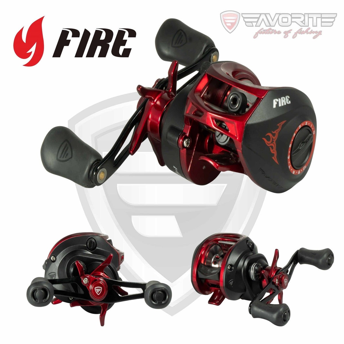 Favorite Fishing Fire Casting Reel 6.4:1