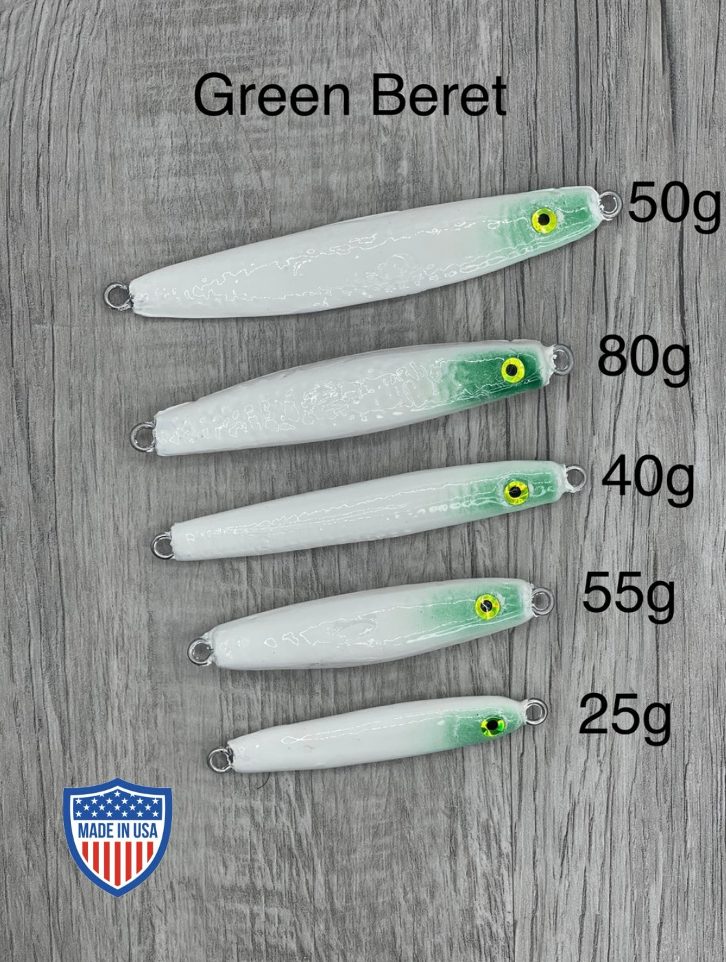 Kraken Jigz Green Beret Micro Jig | Casting & Jigging