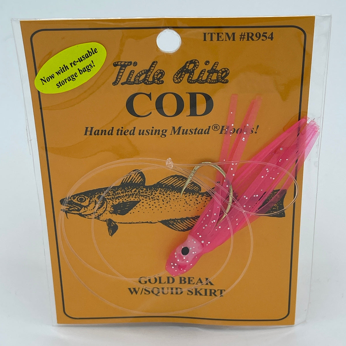 Tide Rite R954 Squid Skirt Cod Rig 18-Inch Leader