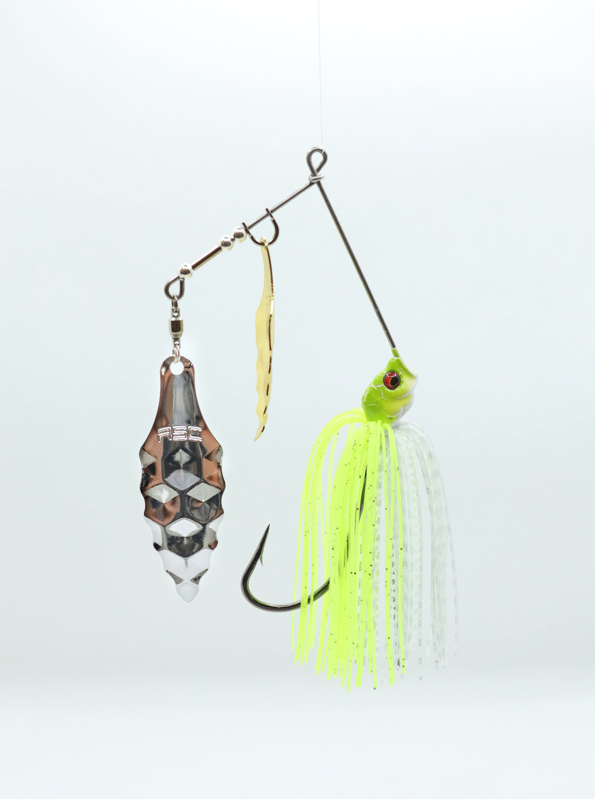 American Snakehead Customs Cobra Spinnerbait V2.0 | Custom Kunai Blade