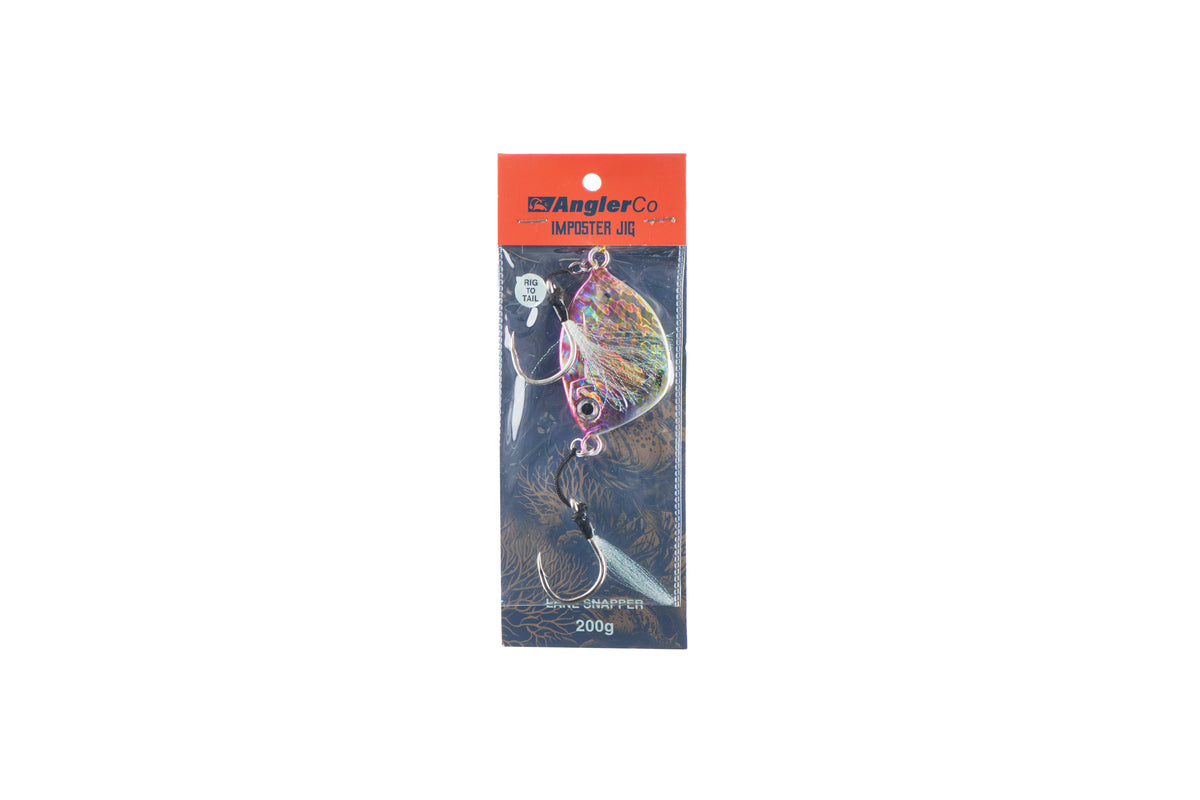 AnglerCo fishing lure packaging on a white background