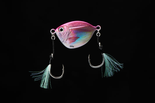 AnglerCo Imposter Jig | Vermillion Snapper | Flutter & Slow Pitch | Deep Reef & Wreck | 30g–600g | 9 Weights