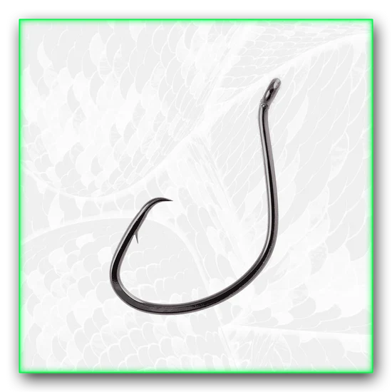 Royal Hooks ROYAL Mutsu Light Circle Hooks | Octopus Eye | Offset Tip | Light Wire | Live Bait | Jaw-Hook Design | #2–8/0 | 6-Pack