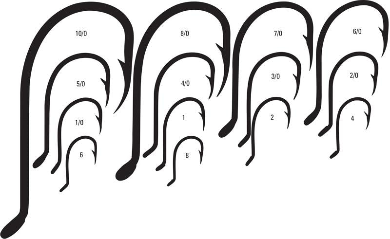 Mustad 92553-NP Beak/Octopus Hooks | 1/0, 6-Pack