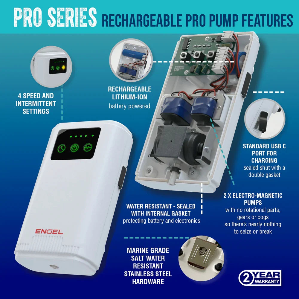 Engel Live Bait Pro Cooler 13 Qt with AP3 Aerator