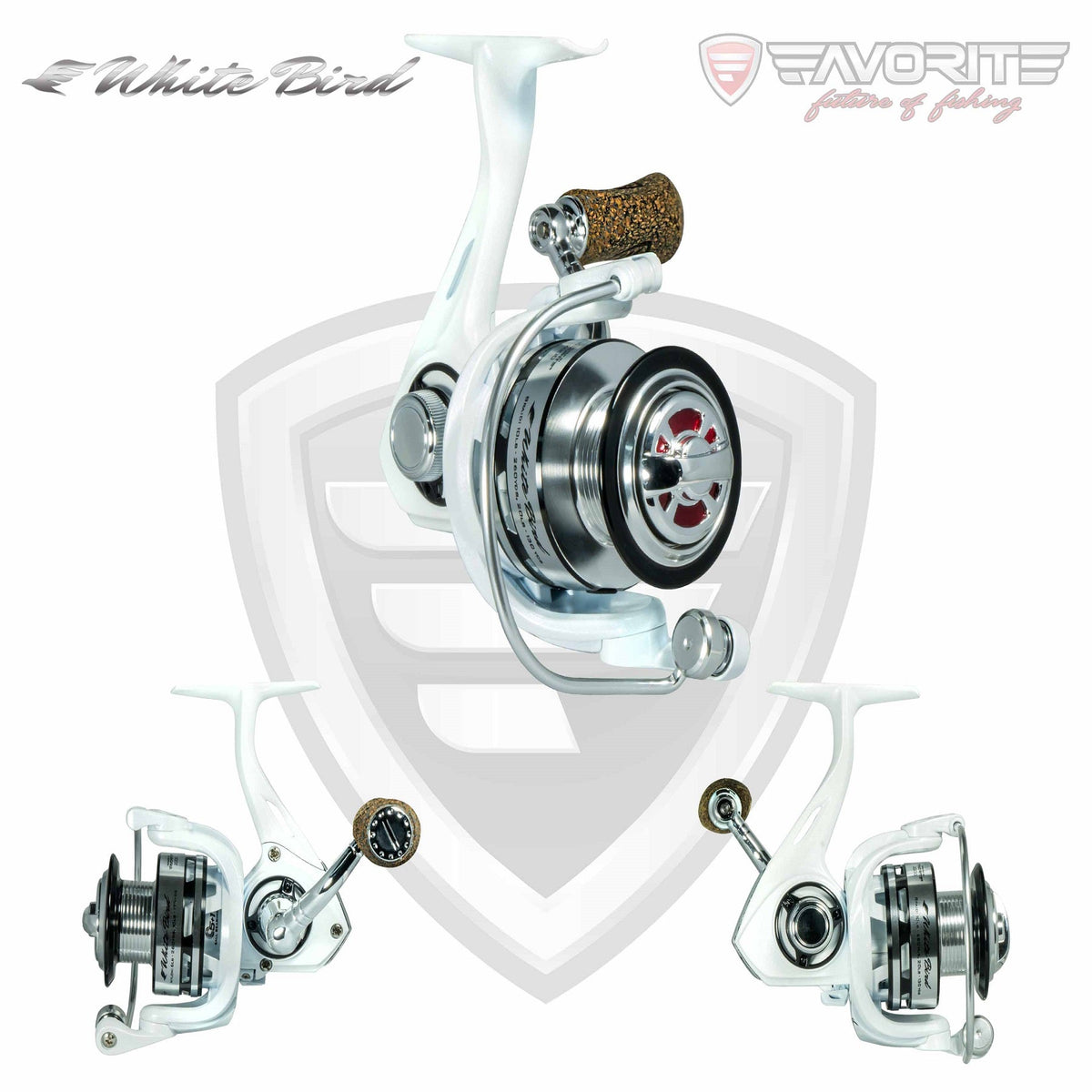 Favorite Fishing White Bird 2000 Spinning Reel