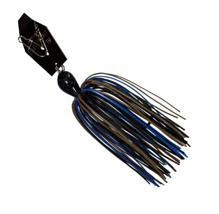 Z-MAN Big Blade ChatterBait 3/4oz Black/Blue Candy