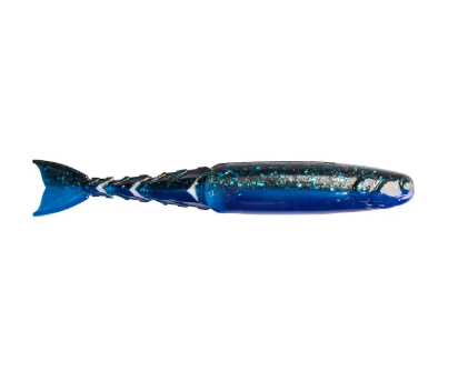 Z-MAN ChatterShad 4.5in Black/Blue Laminate 4pk