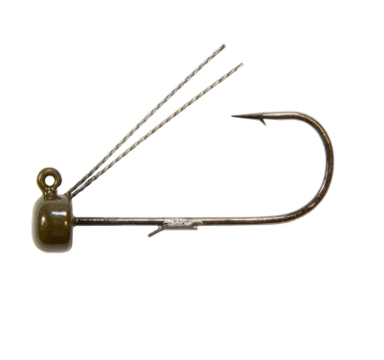 Z-MAN Power Finesse Shroomz Weedless 1/5oz Green Pumpkin 3pk