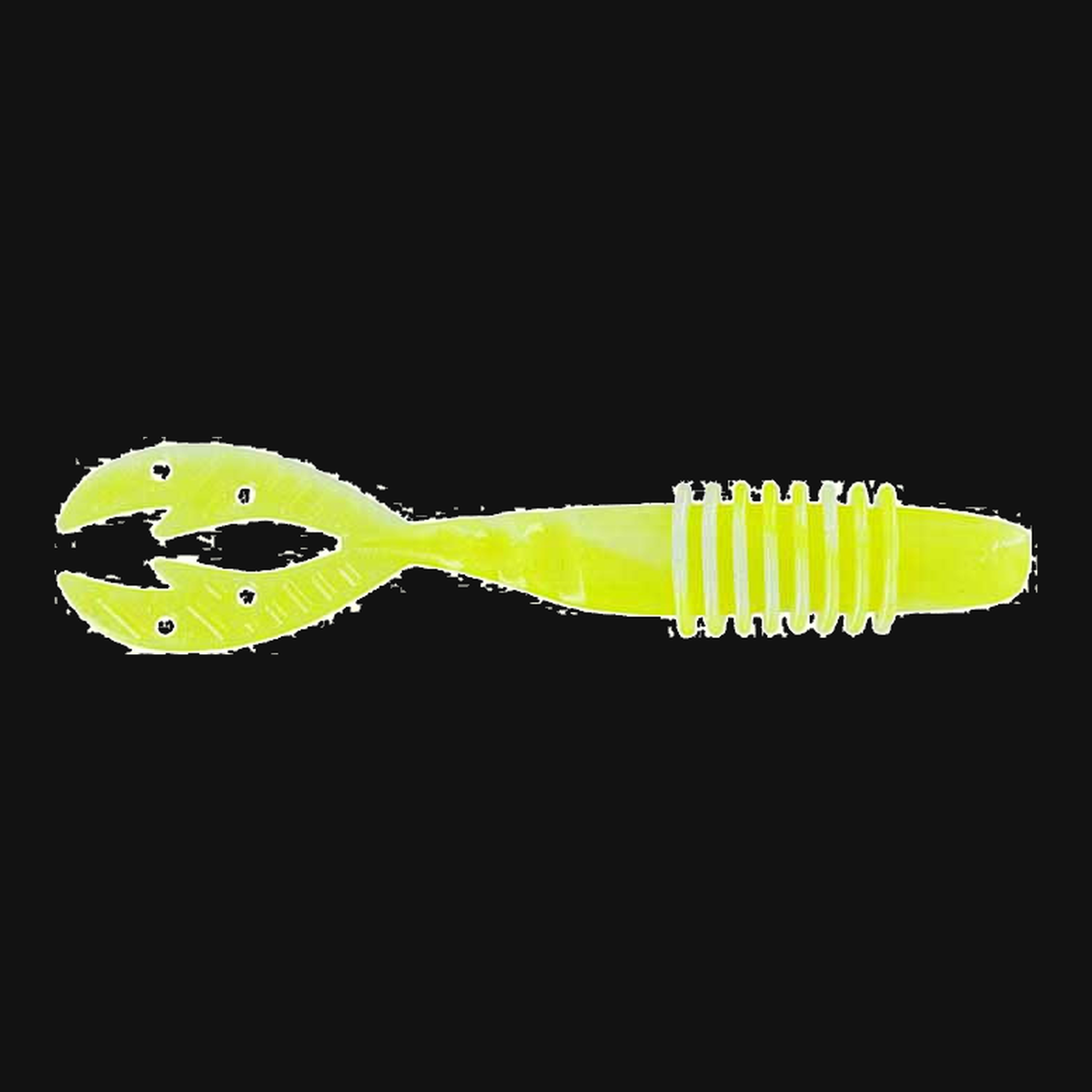 Big Bite Baits Kamikaze Swimon 3.75" in Chartreuse White Swirl