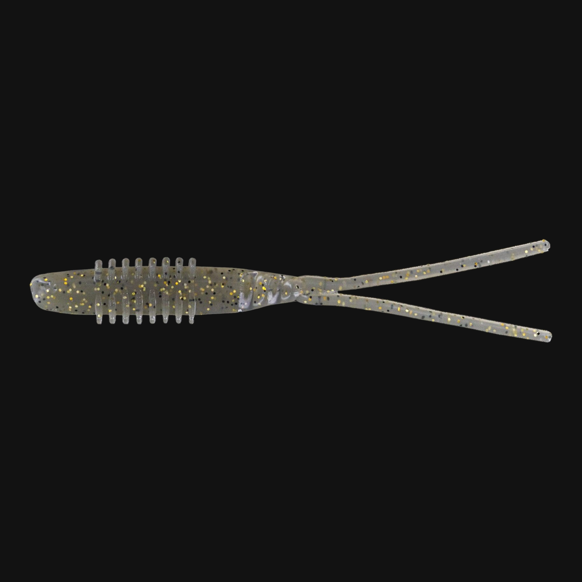 Big Bite Baits Kamikaze Swimon Split Tail 4.25" in Smoky Gold