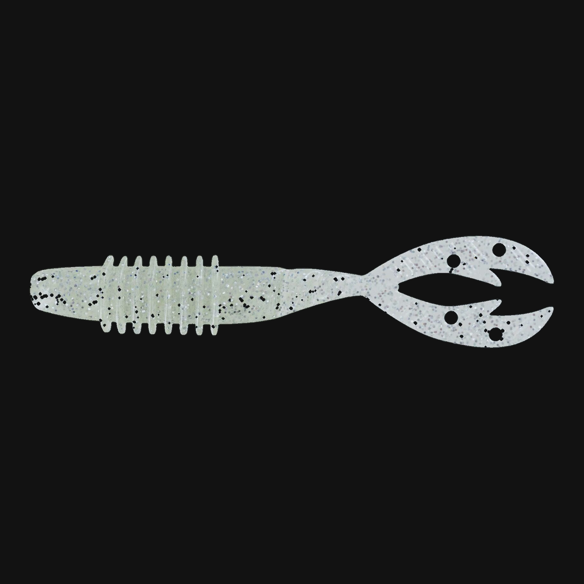 Big Bite Baits Kamikaze Swimon 4.25" in Glow Silver