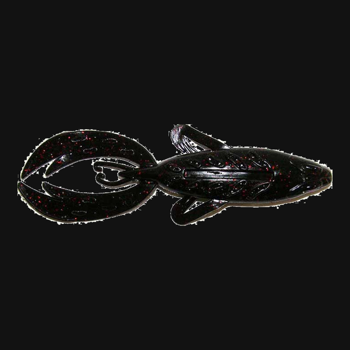Big Bite Baits Rojas Fighting Frog 4" in Black Neon
