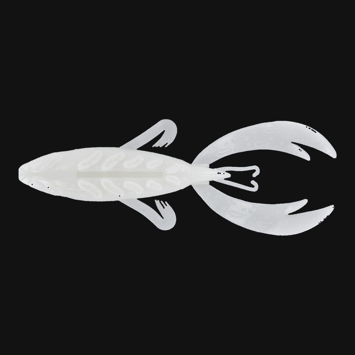 Big Bite Baits Fighting Frog 4" in White