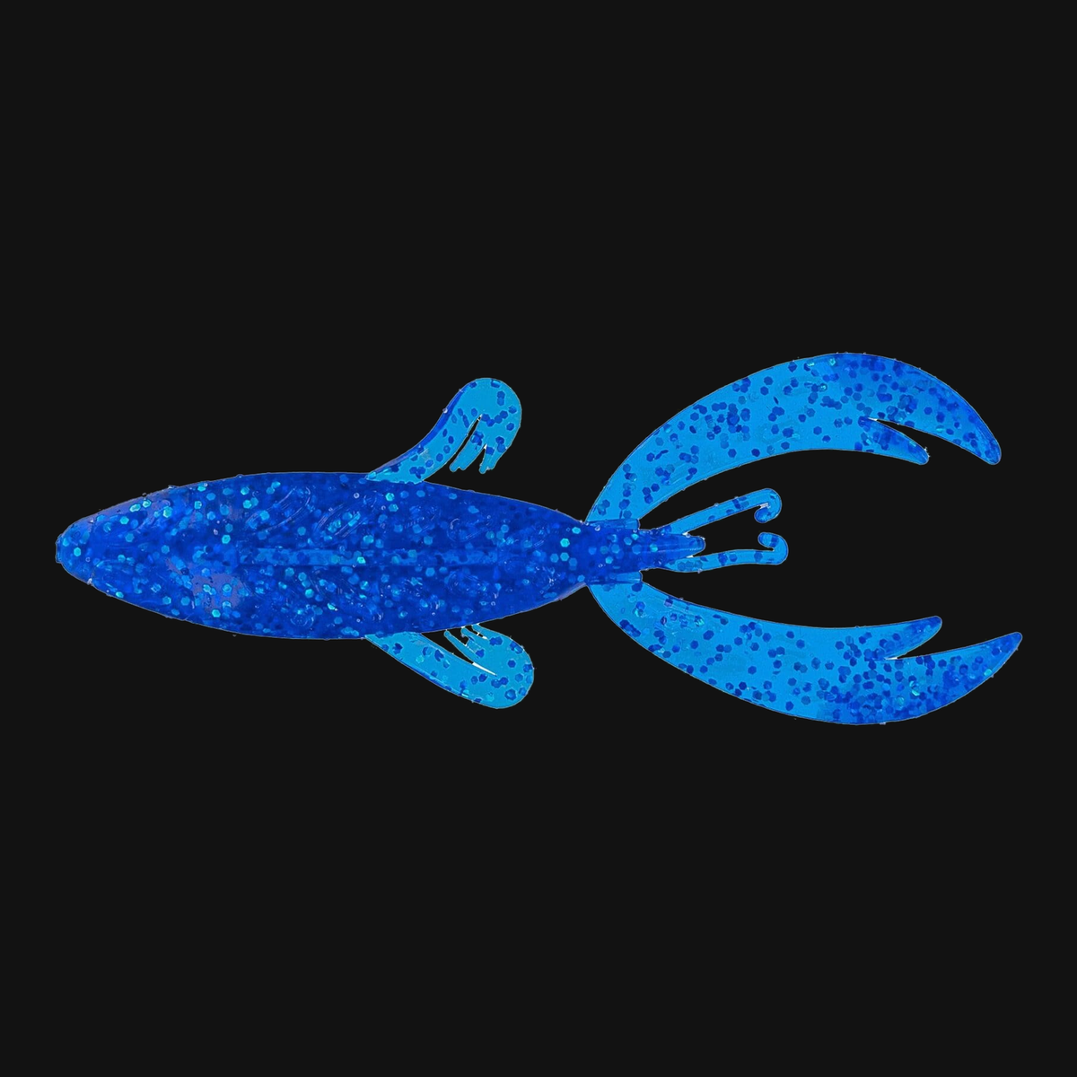 Big Bite Baits Fighting Frog 4" in Sapphire Blue