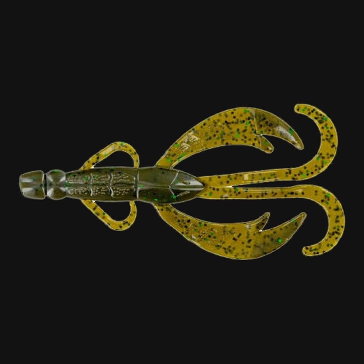 Big Bite Baits Battle Bug 5" in Green Pumpkin Money