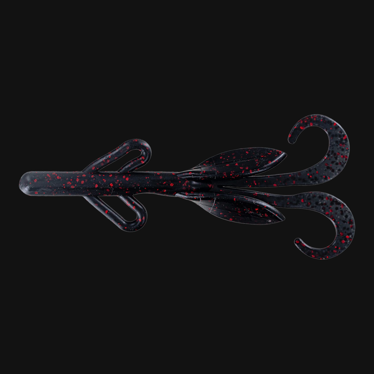 Big Bite Baits Creature 6" in Black Neon