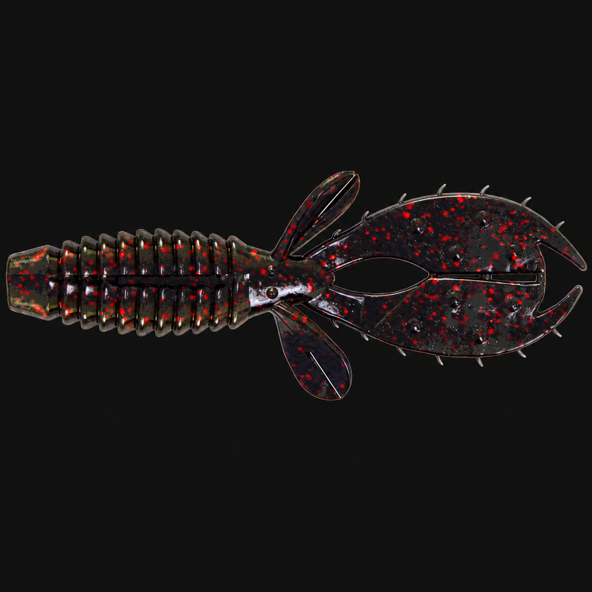 Big Bite Baits YoMama 4-inch in Black Neon