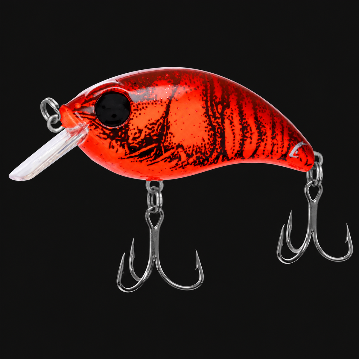 Bill Lewis ATV fishing lure in Red Glitter Craw