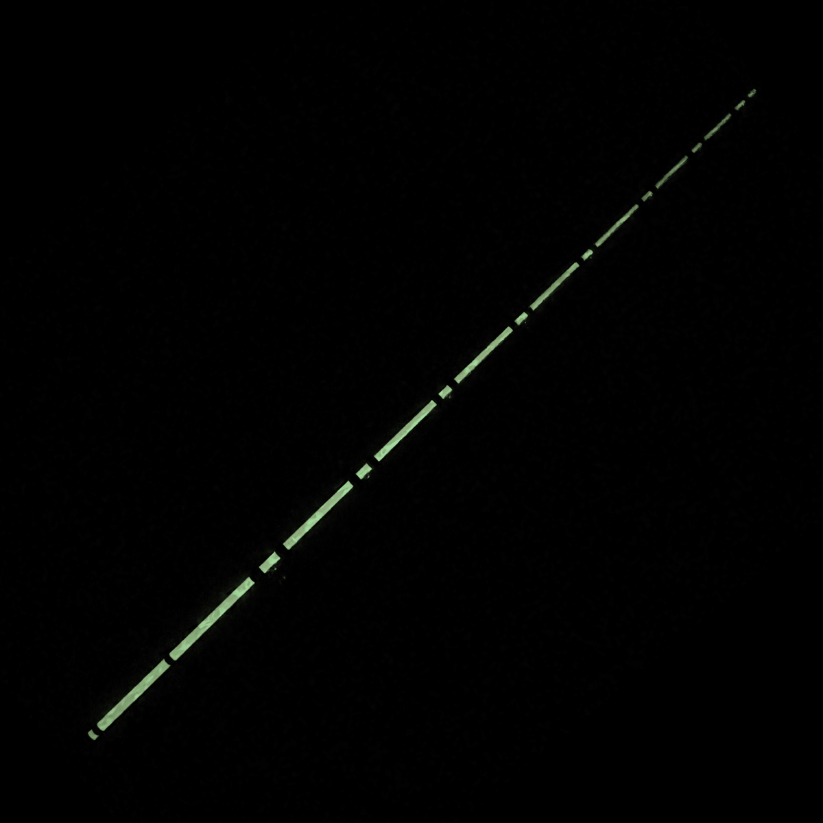 Catfish Pro Black Dragon Fire Spinning Glow Rod | 7'6"