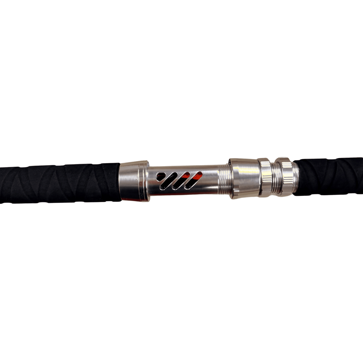 Catfish Pro Black Dragon Fire Spinning Glow Rod | 7'6"