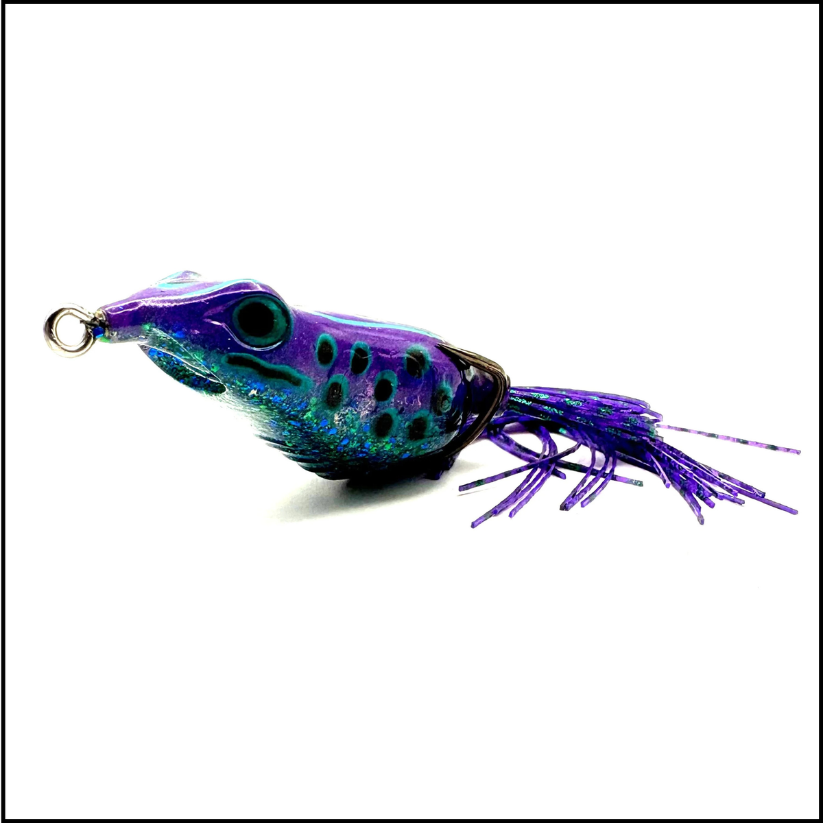 Copper Red Baits Wave Frog Hollow Body Topwater Lure