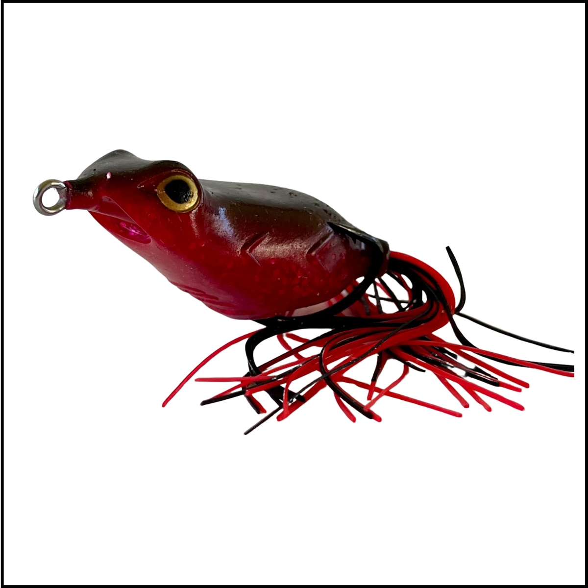 Copper Red Baits Wave Frog Hollow Body Topwater Lure