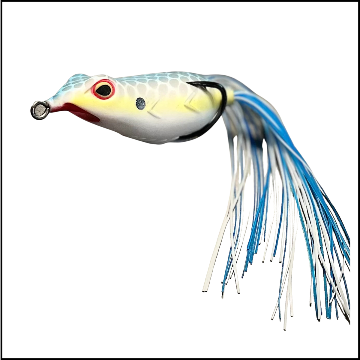 Copper Red Baits Wave Frog Hollow Body Topwater Lure