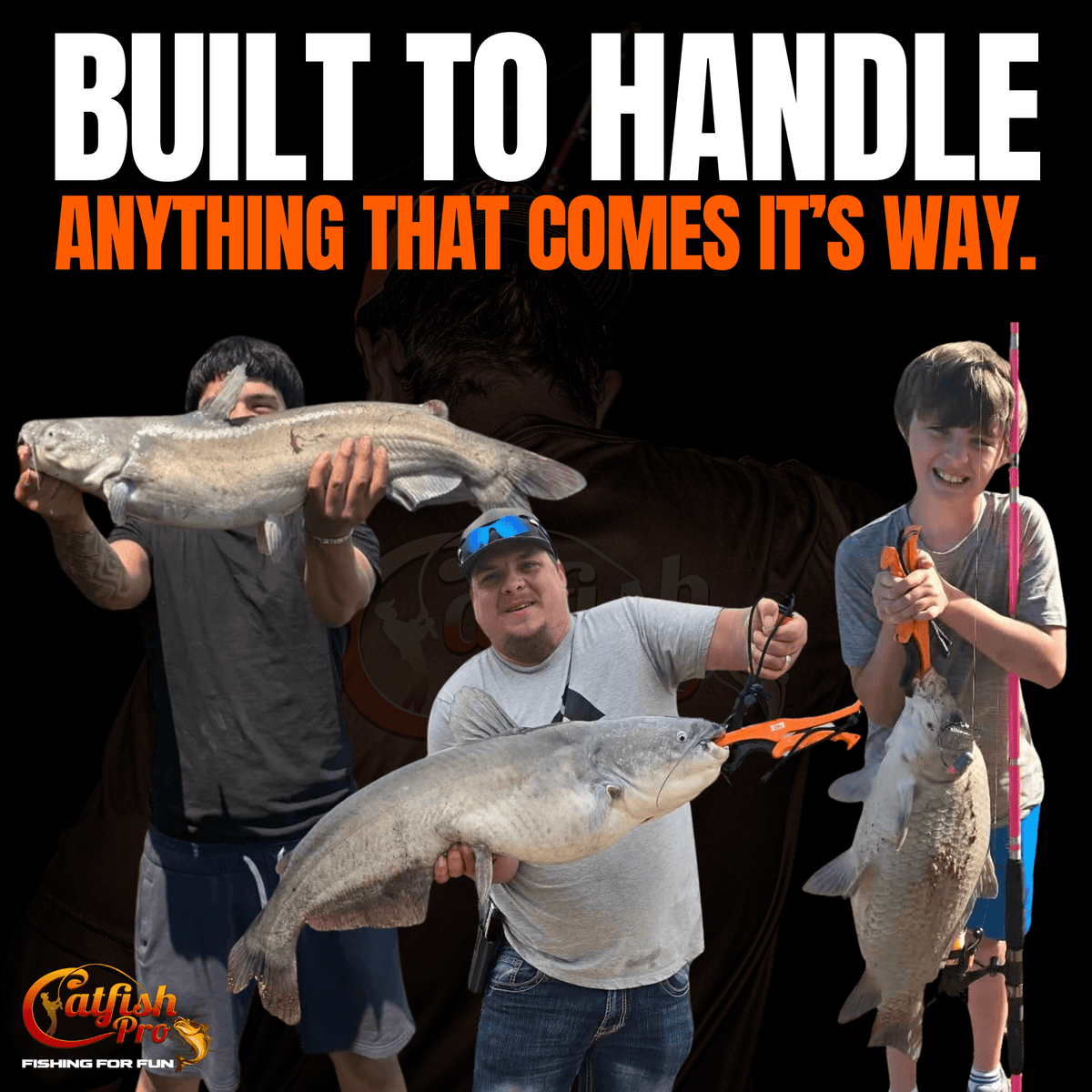 Catfish Pro Fishing For Fun Spinning Reel | 20 lb Mono