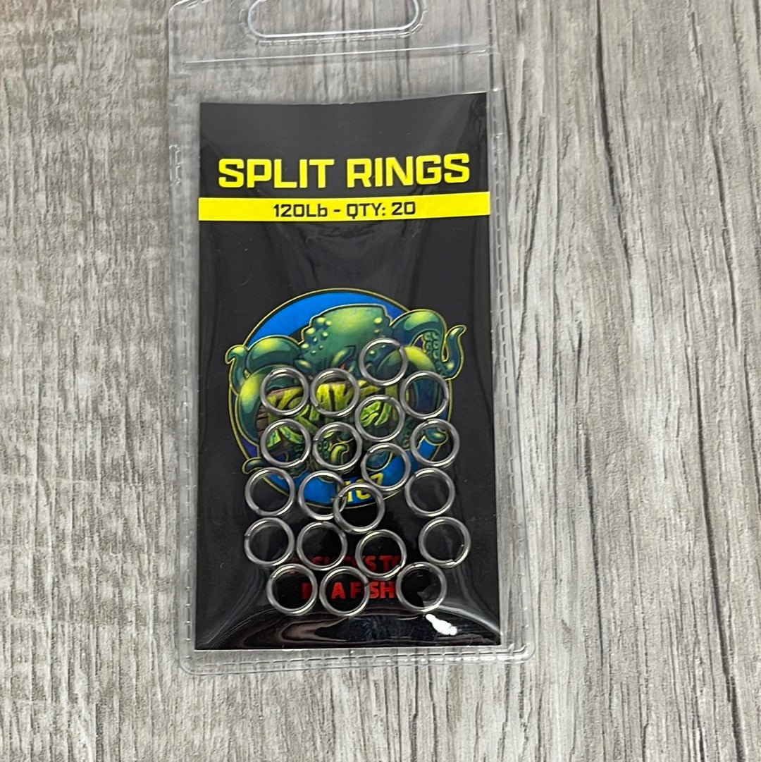 Kraken Jigz Triple Wrap Split Rings | 20-Pack