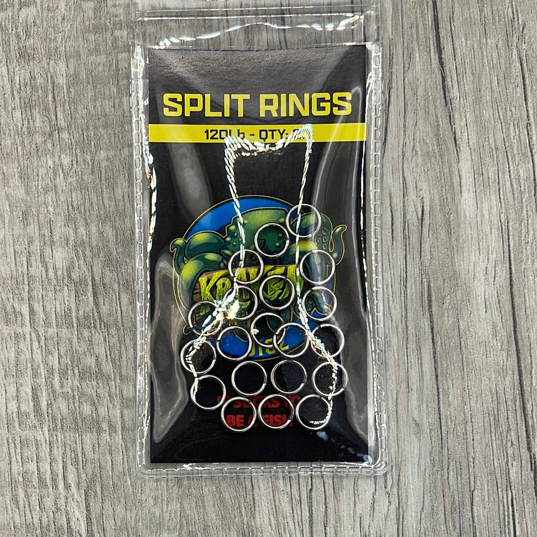 Kraken Jigz Triple Wrap Split Rings | 20-Pack