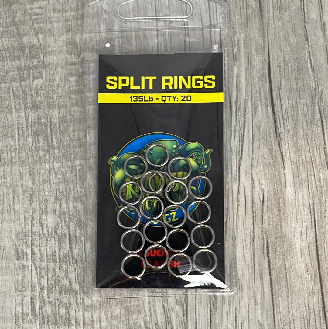 Kraken Jigz Triple Wrap Split Rings | 20-Pack