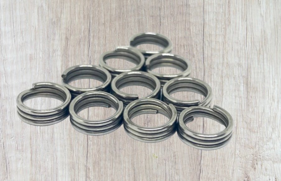 Kraken Jigz Triple Wrap Split Rings | 20-Pack