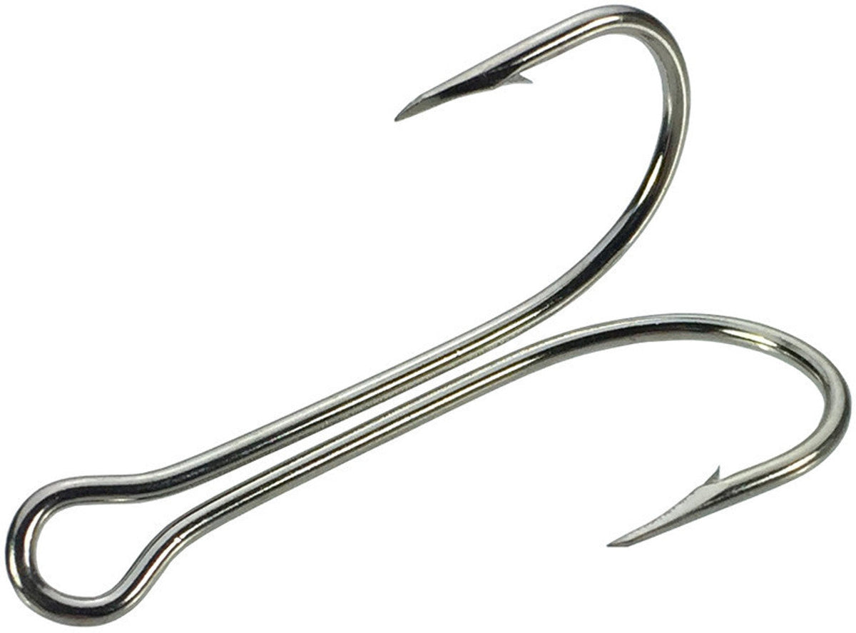 Mustad 7825-NI Double Hooks | Mullet Rig Replacement