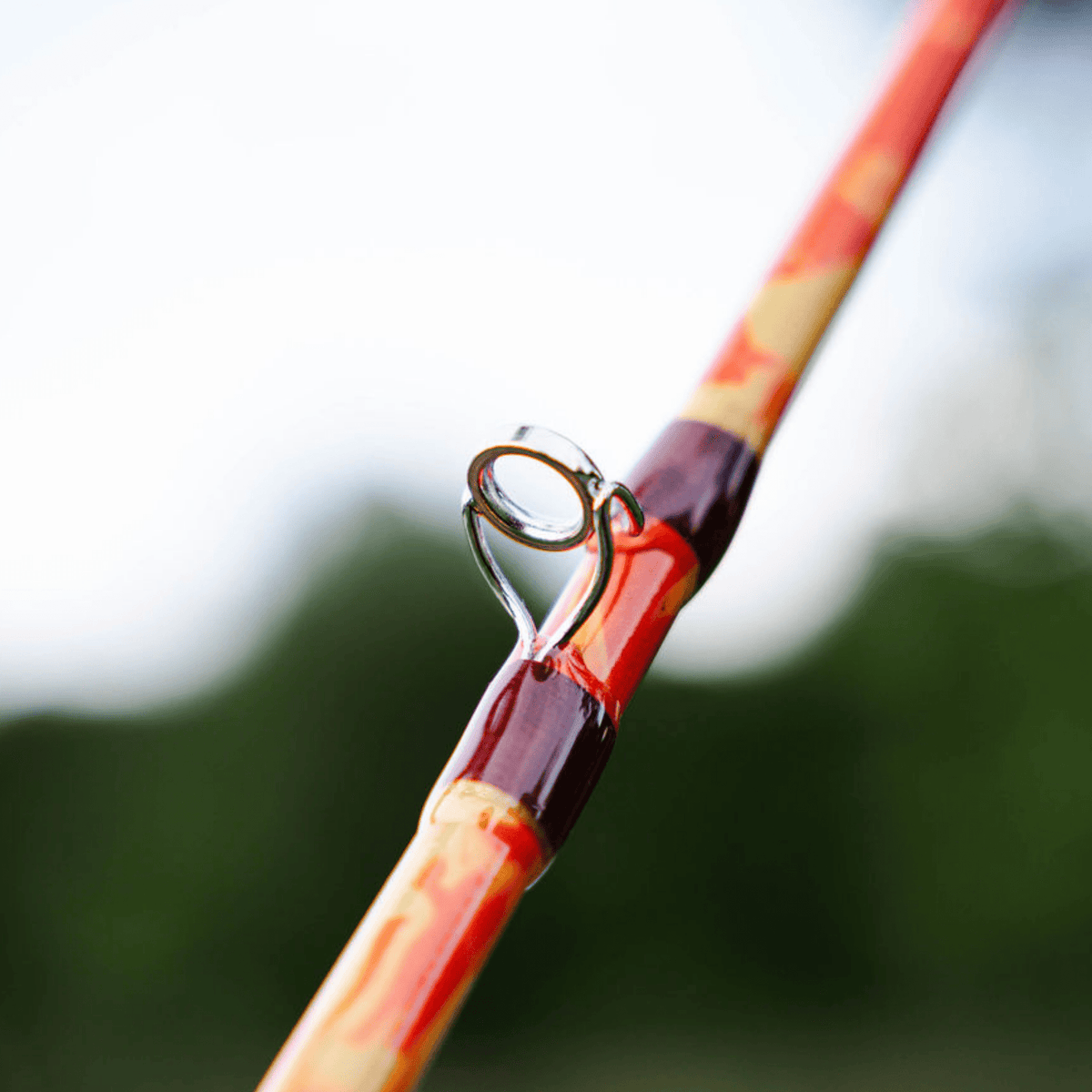 Catfish Pro Orange Dragon Fire Casting Glow Rod | 7'6"