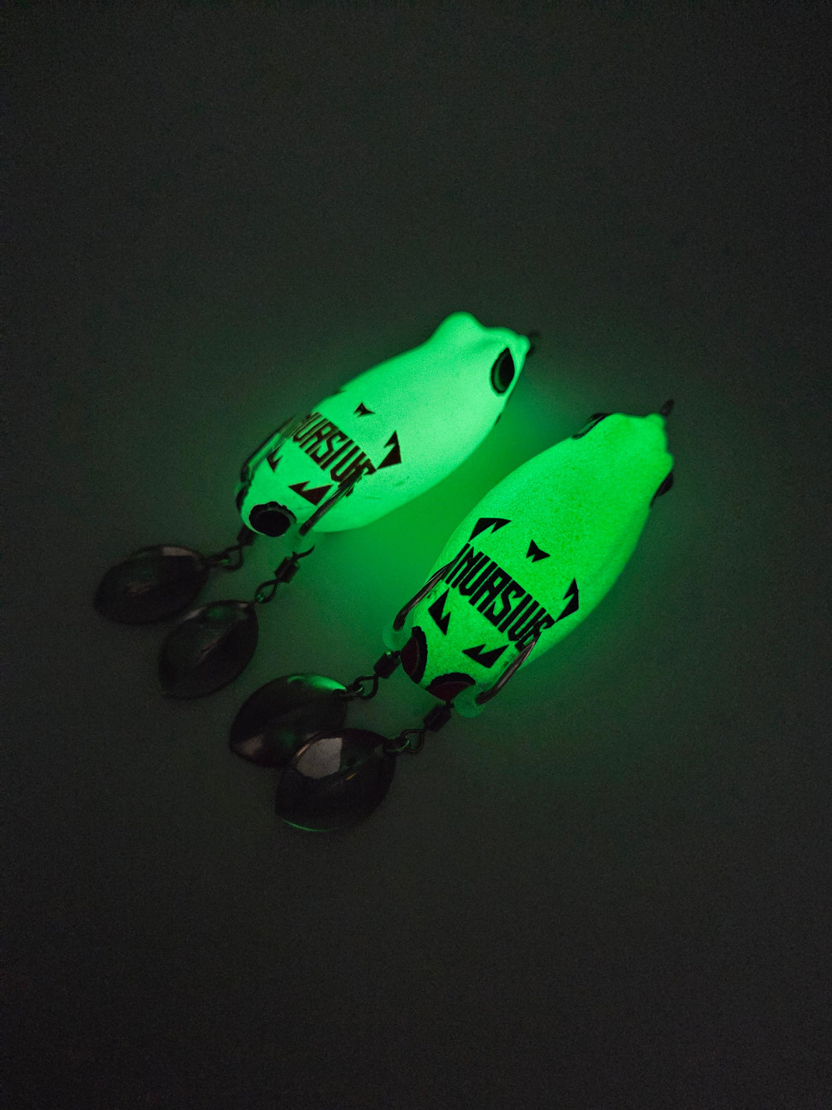 Invasive Lures Chop Frog Double-Bladed Topwater Frog